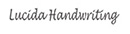 Lucida Handwriting